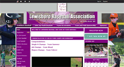 Desktop Screenshot of lewisborobaseball.org